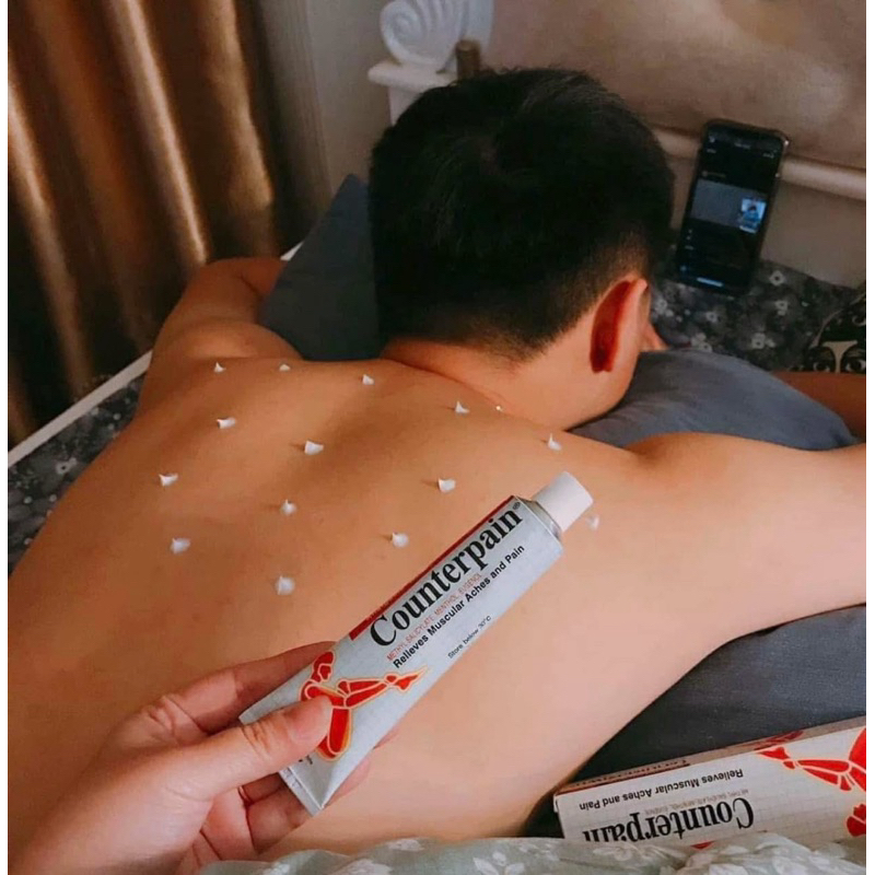 Dầu xoa bóp Counterpain Thái Lan chính hãng DẦU XOA BÓP THÁI LAN DẦU NÓNG XOA BÓP COUTERPAIN 120gr THÁI LAN 120gr