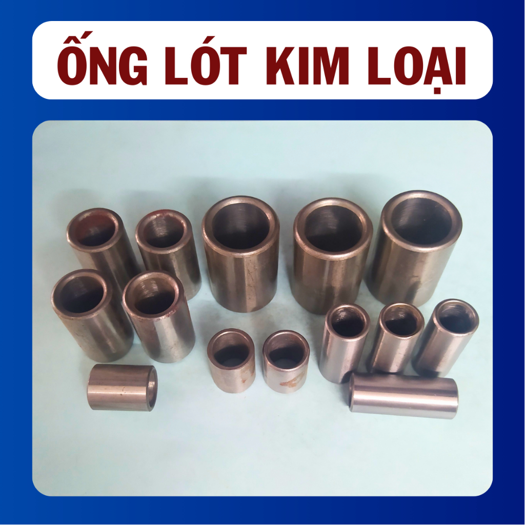 Ống lót kim loại, Ống lót tròn, bạc thau, bạc lót kim loại (01 cái/gói ...