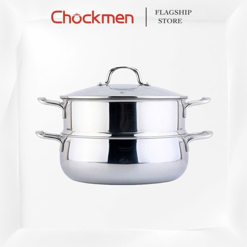 [RẺ VÔ ĐỊCH]Nồi Lẩu Hấp KINSGEM by Chockmen Inox18/10 Cực Dày Nồi Luộc Hấp Đồ Ăn Nấu Lẩu Kho Rán Nồi