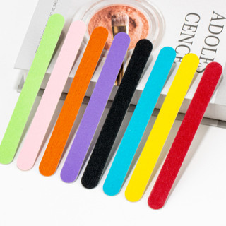 NANTY Dũa móng tay, Mài móng tay móng hai mặt nhám đa năng, Dũa nailbox tiện dụng 17.8*2*0.1 cm (1 cây)