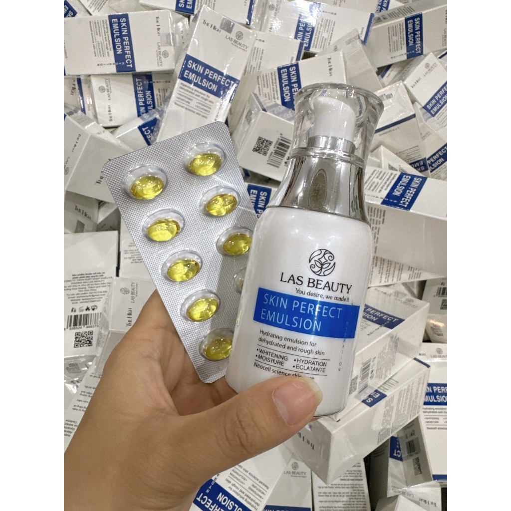 (Tặng 1 Mặt Nạ)Sữa dưỡn Rong Nho Nhật Bản Las Beauty truyền trắng dưỡng da căng bóng phục hồi da 50ml