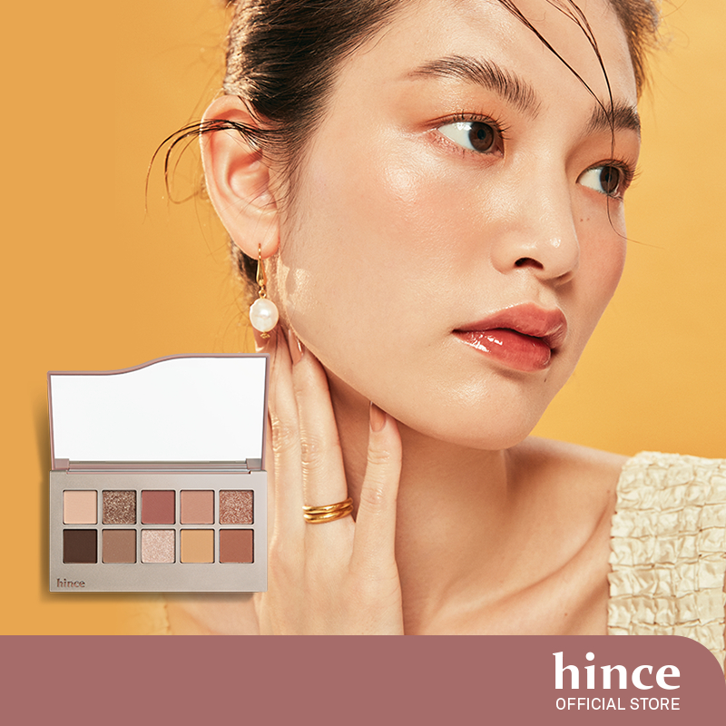 Ảnh Bảng Phấn Mắt 10 Màu Có Nhũ hince New Depth Eyeshadow Palette 9.1g 2