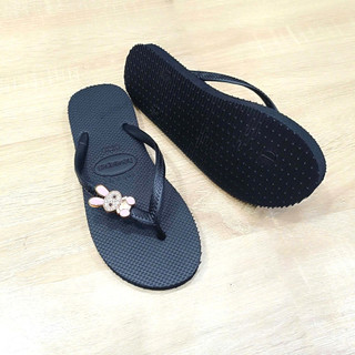 Dép kẹp nữ IGU đính charm thỏ xinh sắn ,dép xỏ ngón nữ tông lào thời trang đủ màu đủ size