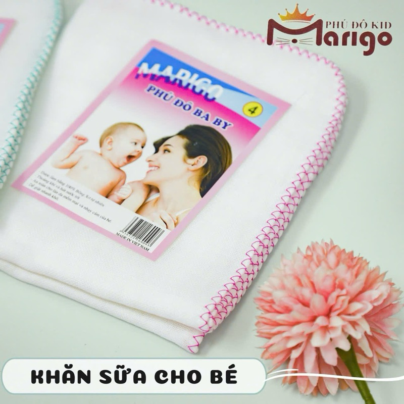 (SỈ 2 GÓI) khăn xô khăn sữa vải mềm cho bé Marigo Phú Đô
