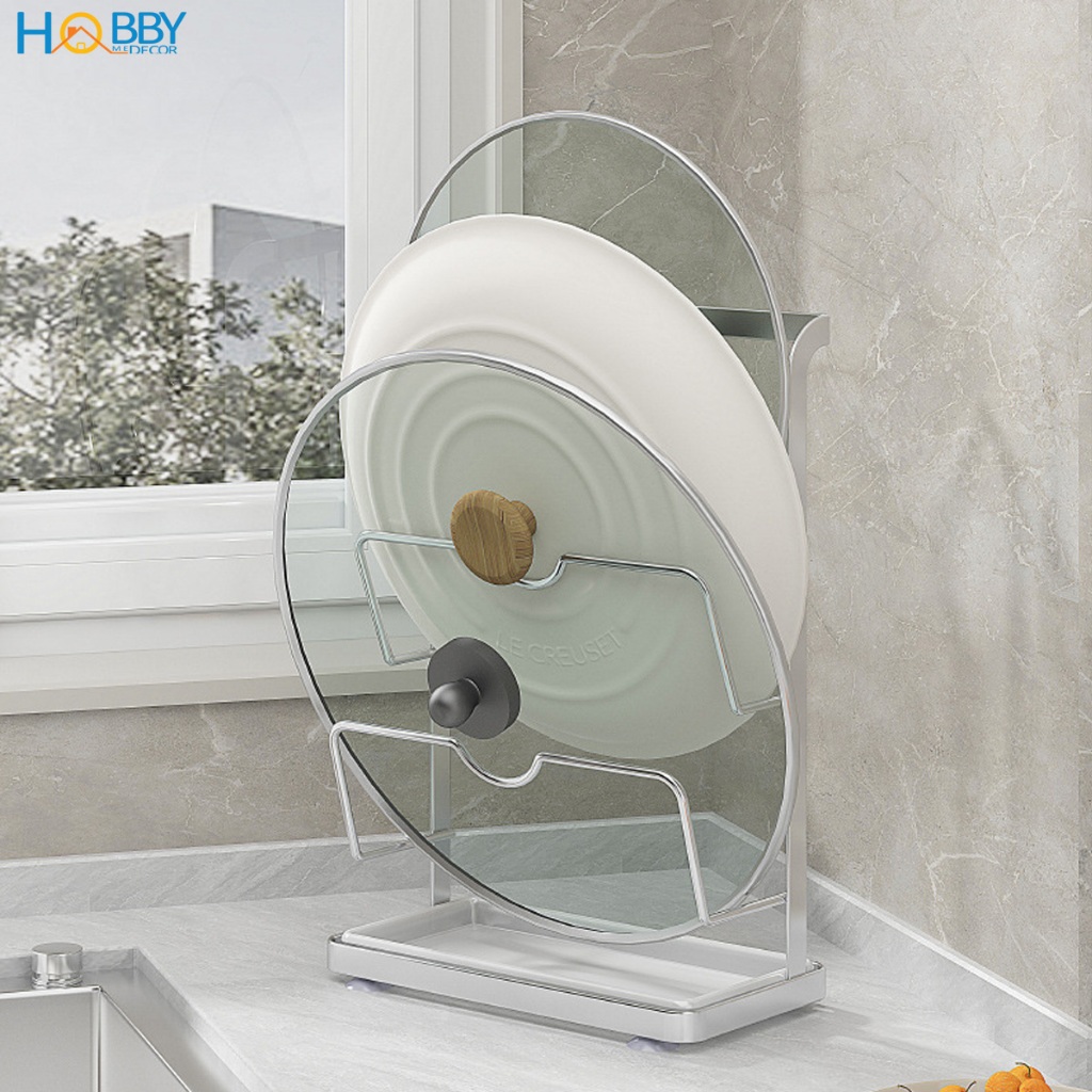 Kể để nắp vung thớt đa năng inox 304 Hobby home decor TT12