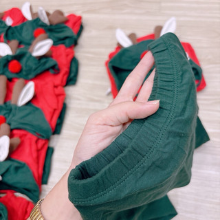 (3-13kg) Set noel tuần lộc kèm quần và nón made by trứng