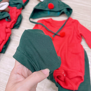 (3-13kg) Set noel tuần lộc kèm quần và nón made by trứng