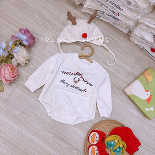 (Trứng 3-13kg) Body tuần lộc kèm nón bông cho bé