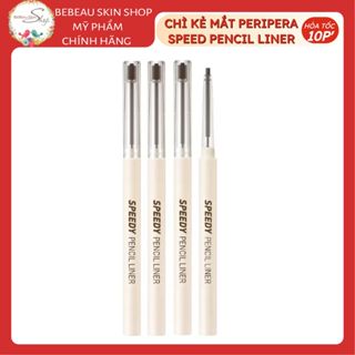 Chì kẻ mắt Peripera Speedy Pencil Liner Kẻ Viền Mí Mắt Dạng Sáp Chì Chống Nước Lâu Trôi Chính Hãng