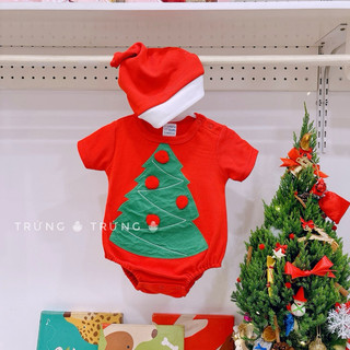 (Trứng 3-10kg) Body noel kèm nón hàng Thái Lan cho bé