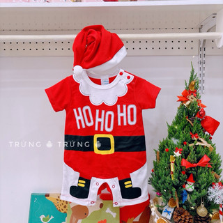 (Trứng 3-10kg) Body noel kèm nón hàng Thái Lan cho bé