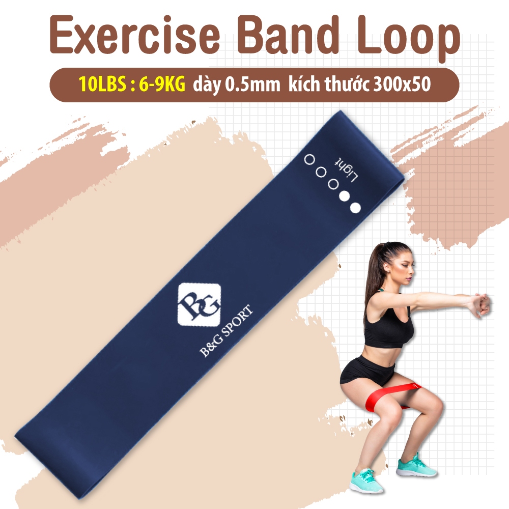 Ảnh KOL - BG Bộ 5 Dây đàn hồi kháng lực đa năng cao cấp tập Gym/Yoga 4