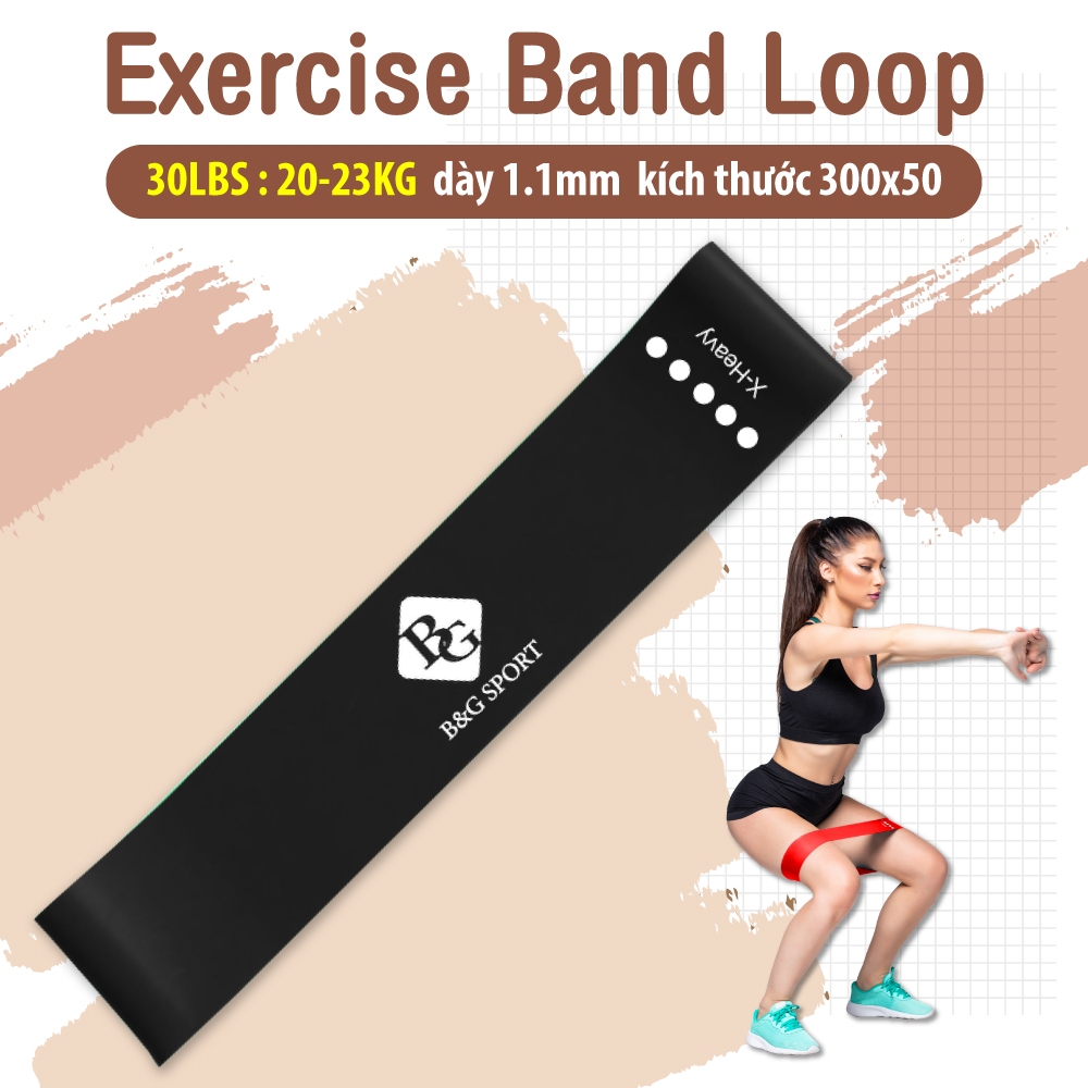 Ảnh KOL - BG Bộ 5 Dây đàn hồi kháng lực đa năng cao cấp tập Gym/Yoga 3
