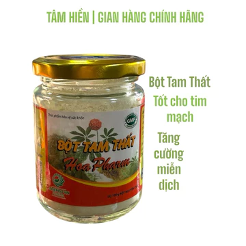 Tinh bột tam thất Hoa Pharm đạt chuẩn GMP