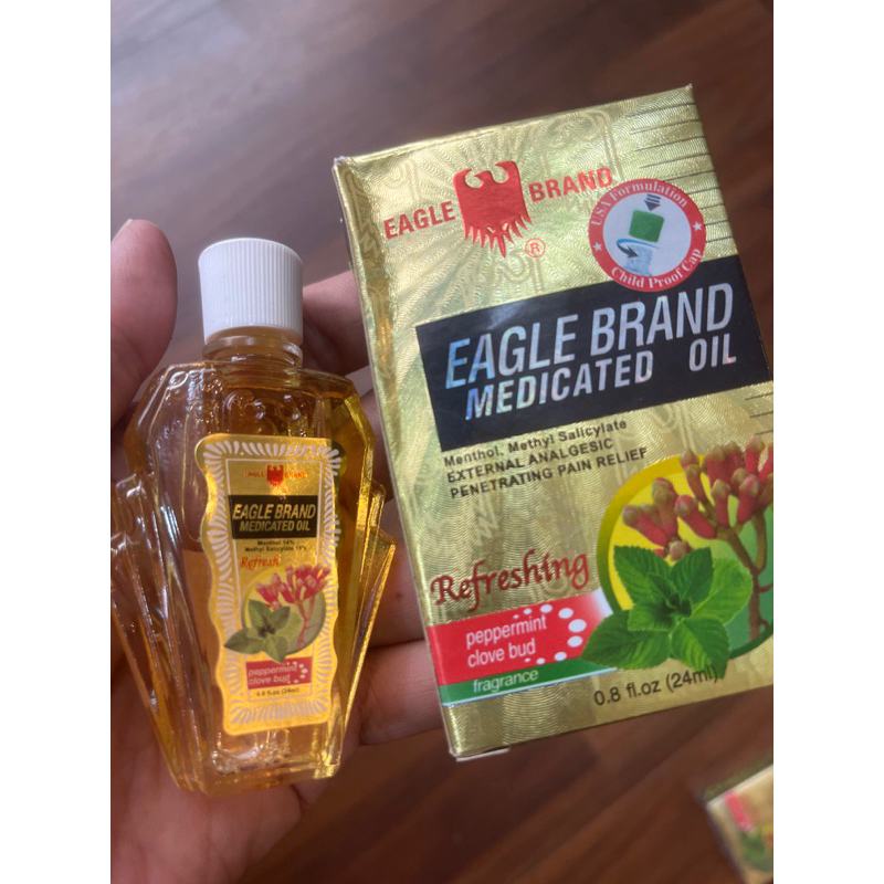 DẦU GIÓ VÀNG MỸ EAGLE BRAND MEDICATED OIL 24ML