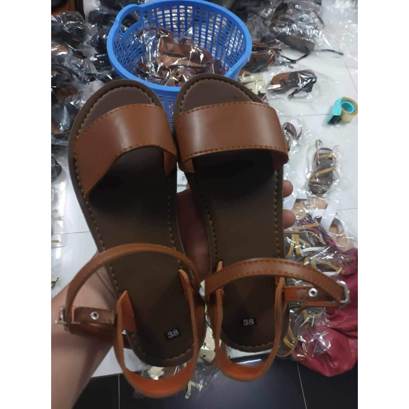 Giày Sandal Học Sinh Đường May Chỉ Nổi Thời Trang Độ Bền Cao