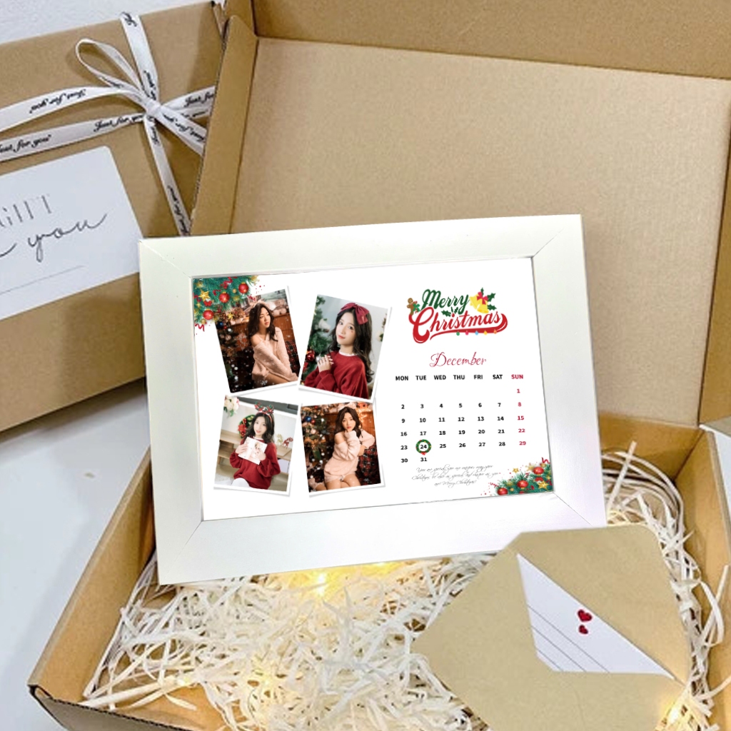 [TẶNG HỘP QUÀ + RƠM] Khung ảnh in theo yêu cầu để bàn làm quà tặng valentine, sinh nhật, ngày kỉ niệm SAMI