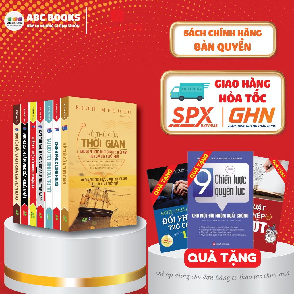 Sách - Bộ 7 Cuốn Sách Phát Triển Bản Thân - Kỹ Năng Sống - Giải Quyết Vấn Đề Tư Duy Hiệu Quả - Sách Kỹ Năng Tư Duy