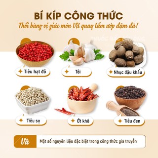 Bột gia vị vịt quay, bột ướp vịt thơm ngon đúng vị