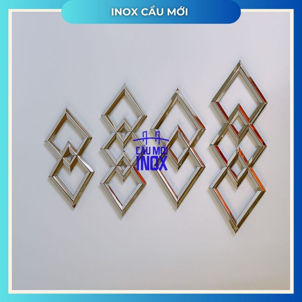 Trám inox 304, kích thước 2x100/3x100/2x120/3x120, phụ kiện inox, hoa văn trang trí lan can