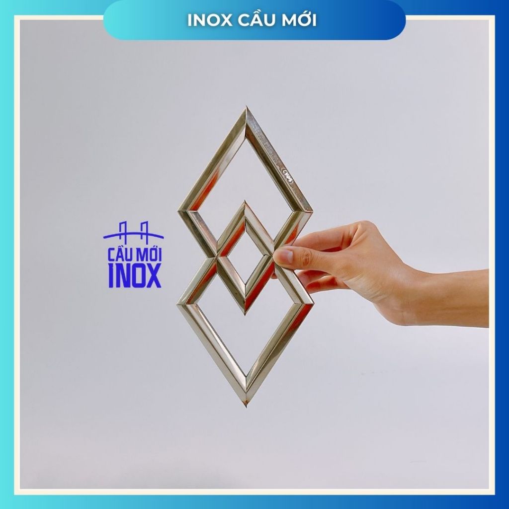 Trám inox 304, kích thước 2x100/3x100/2x120/3x120, phụ kiện inox, hoa văn trang trí lan can