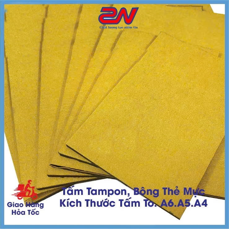 BÔNG THẤM MỰC TAMPON DÙNG THAY CHO CON DẤU LẬT LIỀN MỰC VÀ NHIỀU LOẠI DẤU