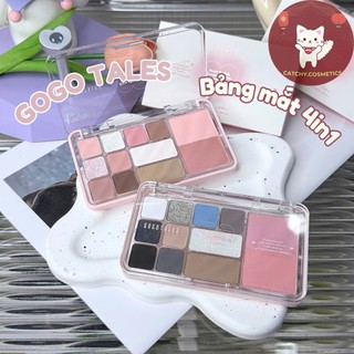 [GOGO TALES] Bảng Phấn Mắt GOGO TALES 11 Ô 4in1 Má Hồng Kèm Tạo Khối/Highlight Trái Tim (GT724)
