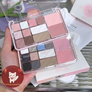 [GOGO TALES] Bảng Phấn Mắt GOGO TALES 11 Ô 4in1 Má Hồng Kèm Tạo Khối/Highlight Trái Tim (GT724)
