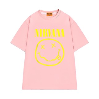 Áo Thun Unisex NGỐ TEE Mặt Cười Nirvana, Áo Phông Cổ Tròn Form Rộng Rãi Thoáng Mát