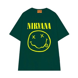 Áo Thun Unisex NGỐ TEE Mặt Cười Nirvana, Áo Phông Cổ Tròn Form Rộng Rãi Thoáng Mát
