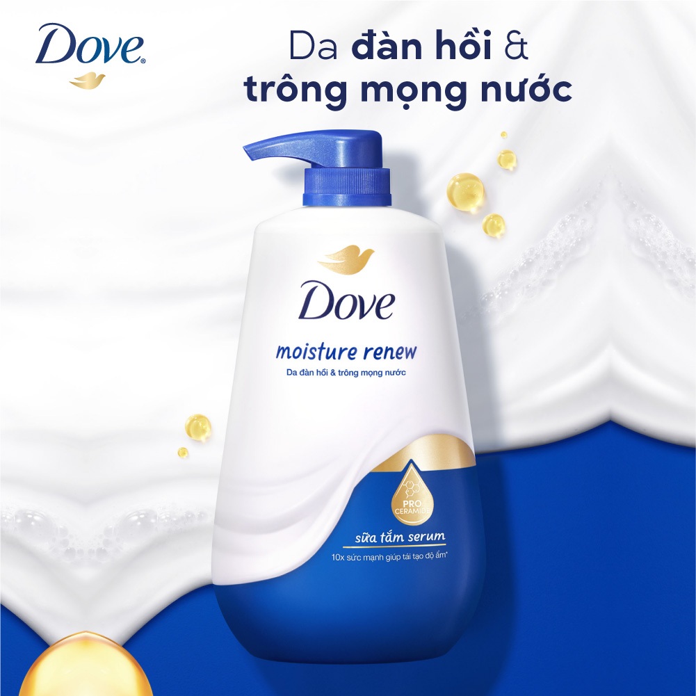 Ảnh Sữa Tắm Serum Dove Pro-Ceramide Giúp Da Đàn Hồi Và Căng Bóng chai 500g/900g 3