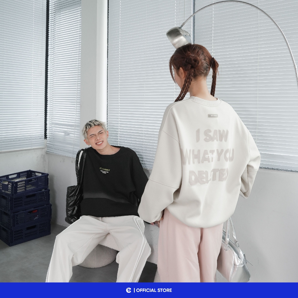 Áo sweater dày đôi nam nữ mùa thu đông Local Brand Chính Hãng City Cycle Áo Sweater Deleted