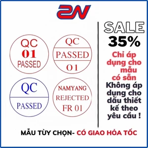 Khắc con dấu QC chất lượng giá rẻ nhất hiện nay
