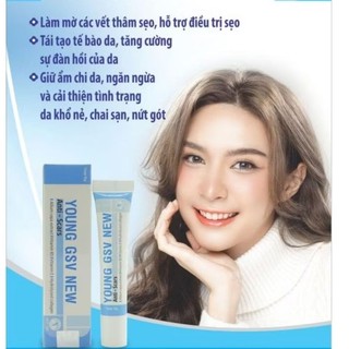 Gel bôi ngoài da Young GSV New Giảm mờ sẹo, đặc biệt giảm thâm hiệu quả | Tuýp 15g