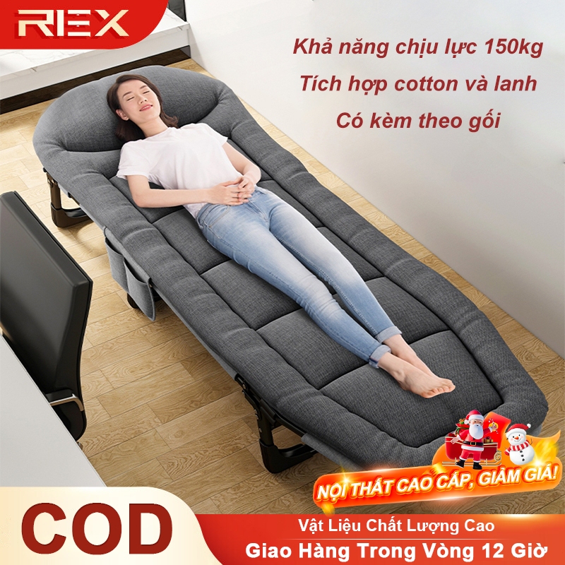 REX Giường gấp gọn Không cần cài đặt trưa Khung thép tĩnh điện chịu lực ...