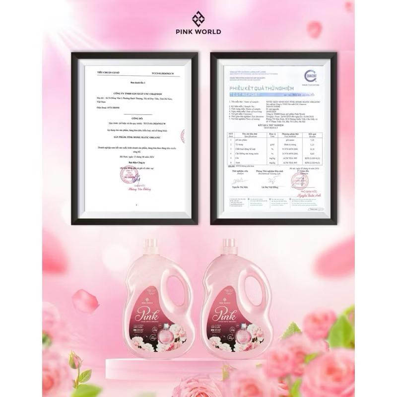 NƯỚC GIẶT SINH HỌC PINK HOME MATIC ORGANIC (Can to 3,6 lít)