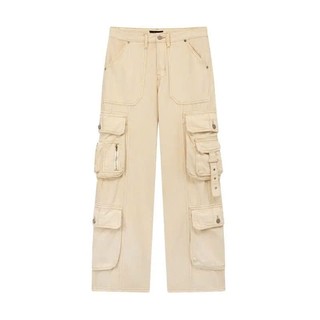 Quần Dài POCKETS STRAIGHT CARGO Chính hãng Mikenco KHAKI