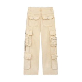 Quần Dài POCKETS STRAIGHT CARGO Chính hãng Mikenco KHAKI