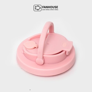 Nắp ly giữ nhiệt Pastel v2, phụ kiện bình nước ống hút tritan