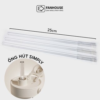 Phụ kiện thay thế ly giữ nhiệt Simply, ống hút thủy tinh ly giữ nhiệt Simply, Lily, nắp thay thế