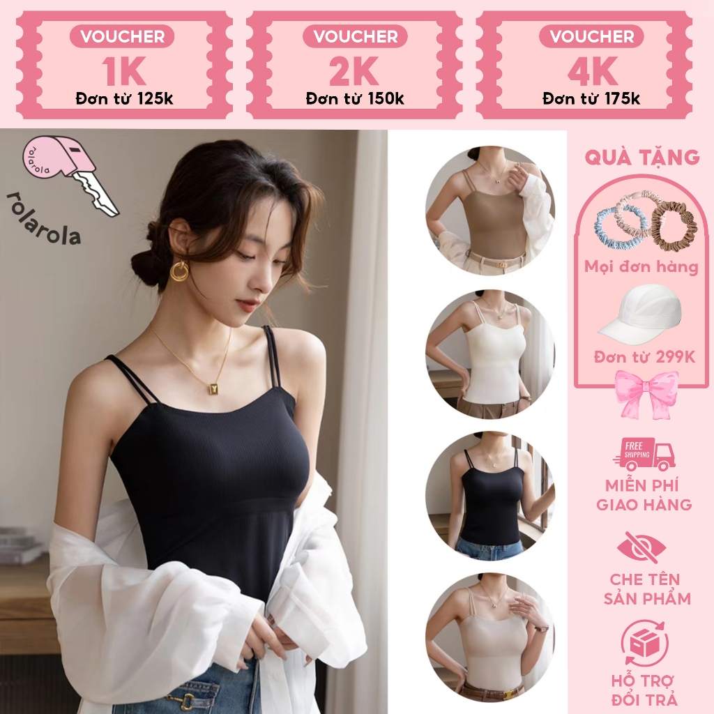 [Rola Rola] Bra Nữ Không Đường May Dáng Ngắn Chất Su Gân Tăm Hỗ Trợ ...