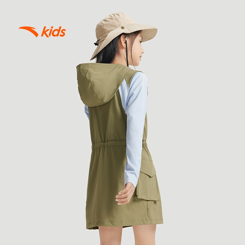 Áo khoác thời trang bé gái có mũ 2in1 Anta Kids T624C6603