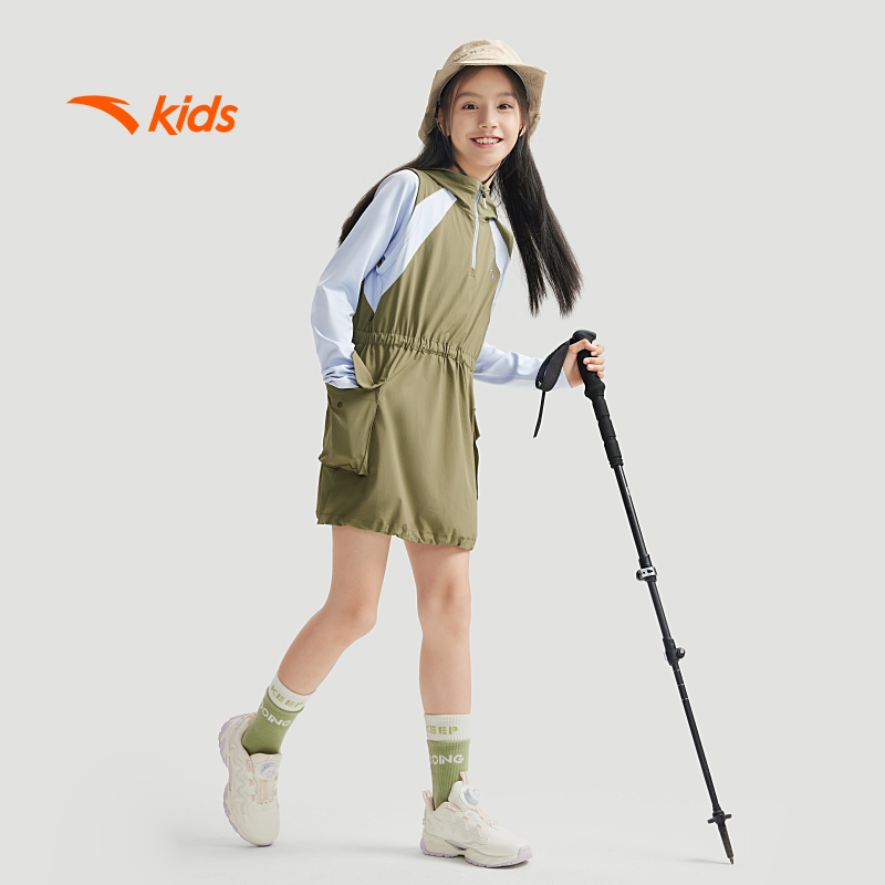 Áo khoác thời trang bé gái có mũ 2in1 Anta Kids T624C6603