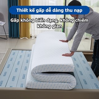 nệm topper Nệm Foam mềm mại 10cm hỗ trợ nâng đỡ giấc ngủ FOAM MATTRESS mềm mại êm ái kháng khuẩn