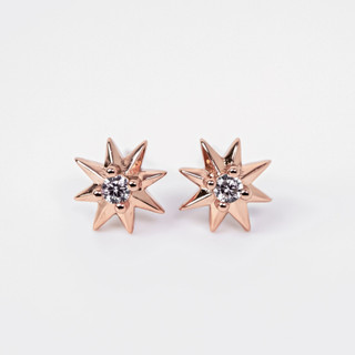 Khuyên tai nữ LAMY Star Sparkling Earrings Rose Gold 3287