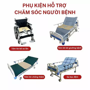 Ga giường bệnh y tế, ga giường gấp di động, tấm lót chống thấm, tấm lót vệ sinh, tấm lót bô xe lăn FINIX-NIKITA OUTLET