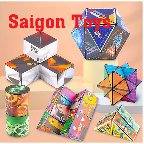 [COMBO 2]Đồ Chơi Khối Rubic Biến Thể 3D Rubic Magic Nhiều Mẫu cho trẻ em, cho bé trai bé gái