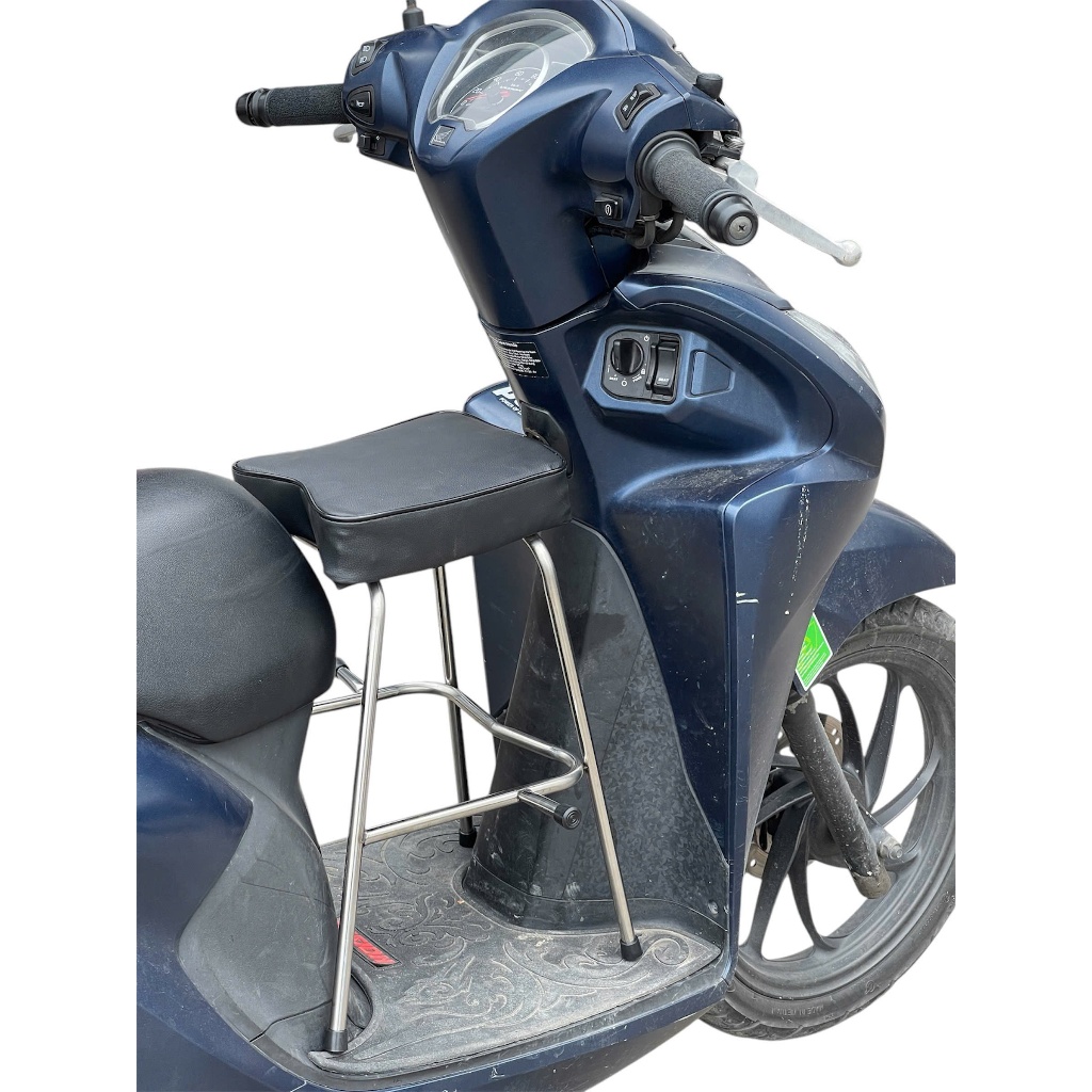 [ ĐÔN NỆM ] GHẾ ĐÔN GA INOX YÊN NỆM ĐEN LÕM AN TOÀN CHO BÉ