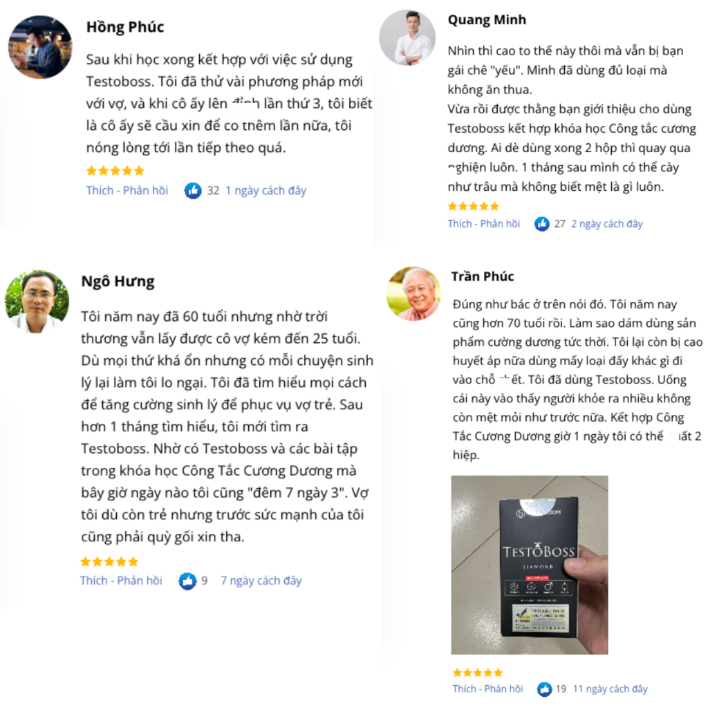 Combo 3 Testoboss Usa - Tăng Cường Sinh Lực Nam Với Maca, Cỏ Sừng Dê, Nhân Sâm, Tinh Hàu – Hộp 60 viên