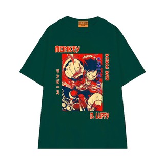 Áo Thun Anime NGỐ TEE Monkey D Luffy One Piece Chất Vải Cotton 75 Mềm Mịn Thoáng Mát Form Rộng